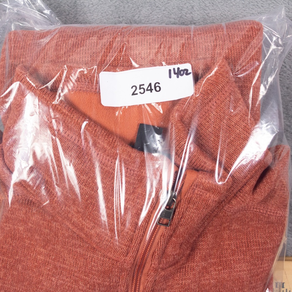 Patagonia Better Sweater 1/4 Zip Pullover Womens L Burnt Orange Polyester Fleece - Picture 11 of 11